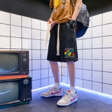 DN3911P45短裤男夏季薄款潮牌运动休闲篮球美式大码青少年简约，男装休闲裤，星座510A-1
