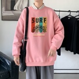 Y2879P38新款秋季男士bf宽松卫衣港风卫衣新款圆领韩版潮流衣服，男装卫衣，星座510A-1