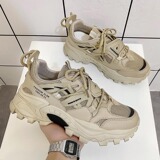X2341P55秋季2022新款男鞋韩版潮鞋老爹鞋外贸4546大码运动潮鞋男，男鞋休闲鞋，星座510A-1
