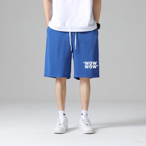 DK3519P40日系宽松抖音高品质纯棉运动五分短裤宽松短裤男生短裤图片