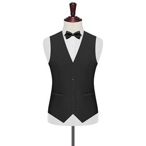 MJ8588P29马甲工作服西装伴郎服职业装大码礼服男士纯色西装马甲