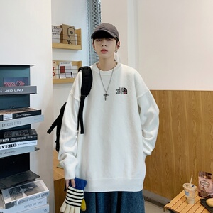 MD2813P55男秋季韩版潮流ins港风针织衣服秋冬潮牌宽松慵懒风外套图片