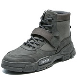 X2436P39秋季新款复古工装靴男马丁靴潮流新款男鞋休闲沙漠战狼靴，男鞋马丁靴，星座614-1