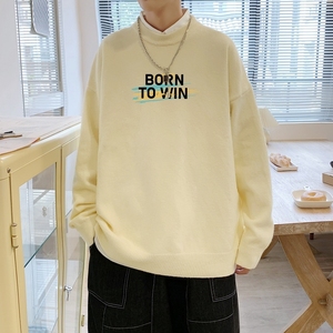 MD2700P55潮流秋冬圆领套头针织衫开衫男女情侣休闲慵懒风毛衣图片