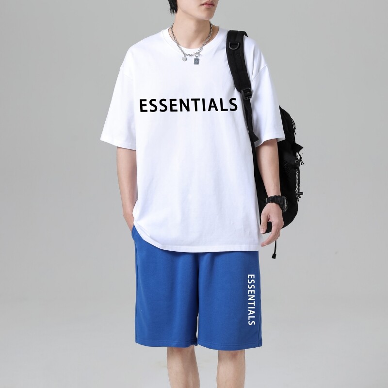 TZ3883薄款潮牌短裤休闲运动套装轻奢时尚感男士短袖t恤男夏季,男装休闲套装,星座510A-1