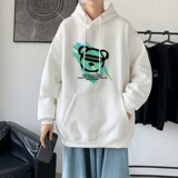 L2826P48港风模特2022秋冬新款大码潮男连帽情侣卫衣男连帽外套，男装卫衣，星座510A-1