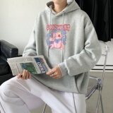 L2545P48秋冬新款卫衣男装宽松港风日系外套连帽衣服宽松卫衣，男装卫衣，星座510A-1
