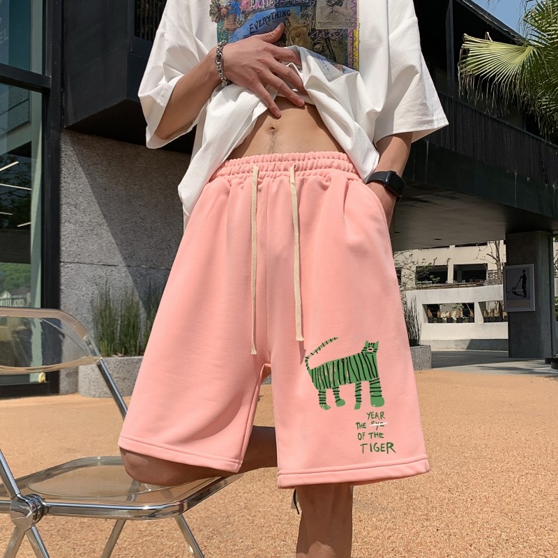 DD3531百搭沙滩篮球大码宽松户外时尚休闲夏季短裤男六分短裤,男装休闲裤,星座510A-1