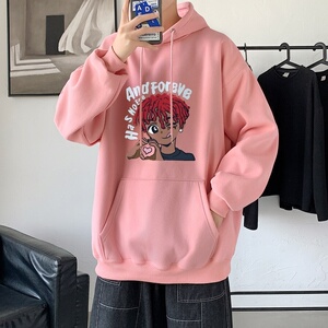LD5675P38男oversize小众高街男潮ins春秋季男生衣服美式重磅卫衣图片