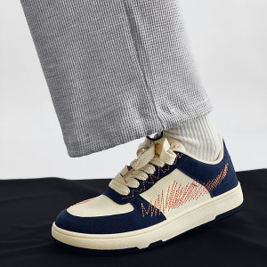 小众板鞋德迅潮鞋INS休闲运动森系港风帆布男鞋潮流SHOES图片