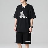 TZ3504短袖t恤男夏季薄款潮牌短裤休闲运动套装轻奢时尚感男士，男装休闲套装，星座510A-1