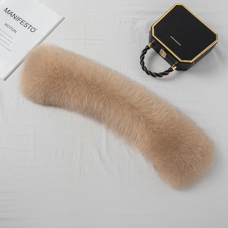 冬季狐狸毛大衣毛领男女通用