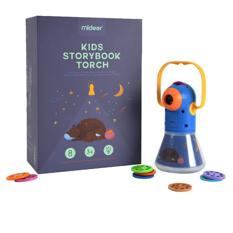 儿童故事投影仪灯影子童话场景小剧场具宝宝手电筒玩具男女孩礼物