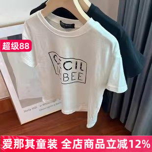 226男女童短袖T恤衫夏季薄款纯棉上衣110-160cm