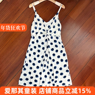 6021女士夏季吊带裙性感波点连衣裙子H*