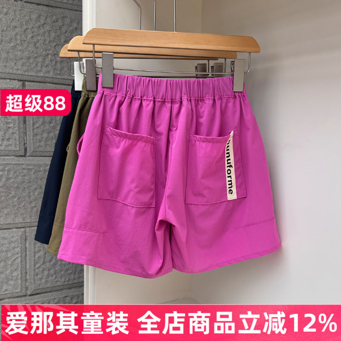 201女童短裤夏季薄款休闲裤运动裤120-155cm