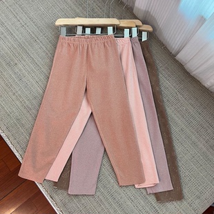 打底裤 秋裤 110 140cm 201男女长裤 特价 秋冬德绒家居裤