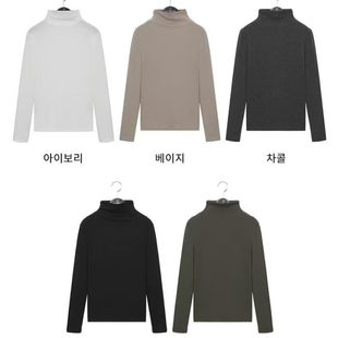 打底衫 长袖 秋冬中领上衣成人大童 特价 620韩代款 清仓 原D女款