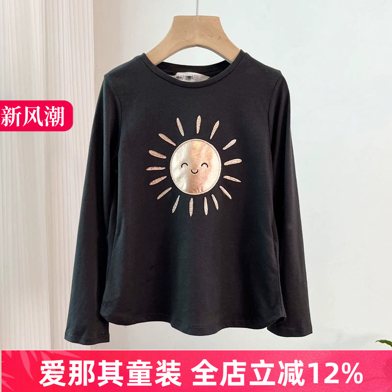 男女童长袖T恤衫春秋上衣打底衫