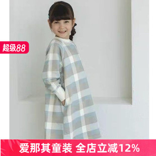 224日单女童长袖连衣裙秋冬加绒休闲裙子90-150cm