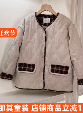 6120女童棉衣冬季保暖上衣防风外套大童130-170cm