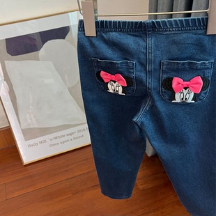 6022意大利品牌女童牛仔裤 长裤 弹力裤 4岁 春秋夏季