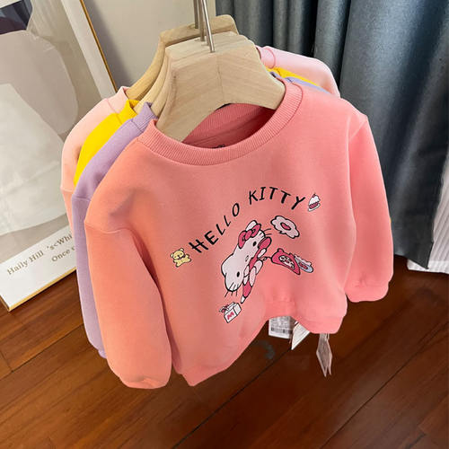 女童长袖卫衣春秋上衣