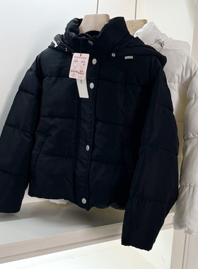 6130女童棉衣防风外套长袖连帽棉袄上衣 140-160cm