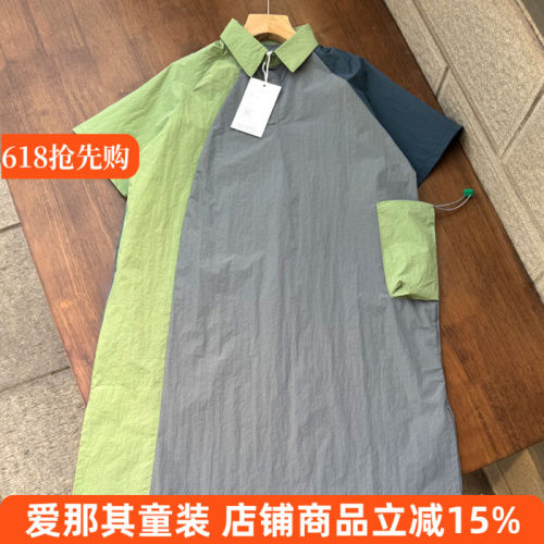 女童短袖连衣裙夏季休闲裙子