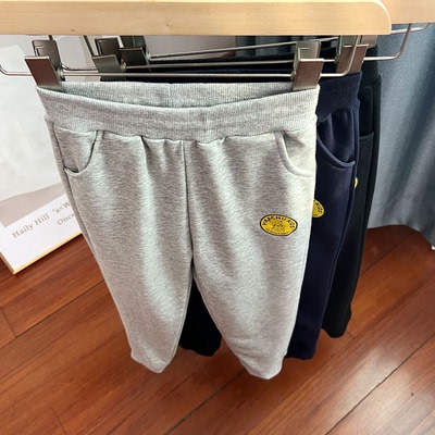 6102男女童长裤运动裤休闲裤春秋毛圈110-170cm