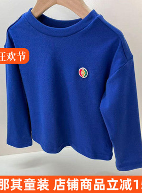 6021韩单男女童长袖卫衣春秋冬季德绒高弹打底衫上衣100-140cm