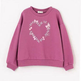 6024女童长袖 160cm 卫衣春秋毛圈上衣110