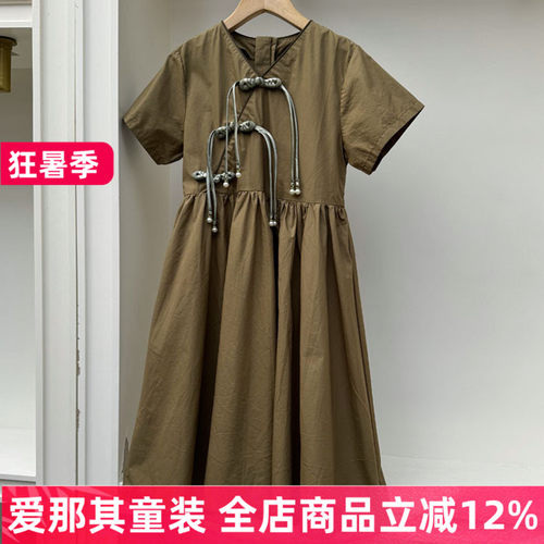 6154女童短袖连衣裙夏季薄款棉布裙子
