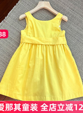 661女童连衣裙夏季柔软棉布无袖背心裙100-140cm