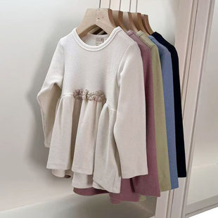 100 6010日单PET 140cm 上衣外套 春秋娃娃衫 女童长袖 T恤衫