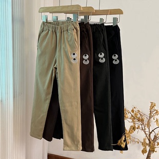 120 690男女童长裤 特价 薄绒弹力裤 150cm 春秋冬季