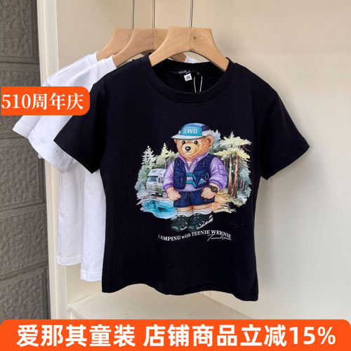 男女童短袖T恤衫夏季棉T卡通上衣