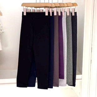 弹力裤 运动裤 6034外贸女童长裤 特价 春秋打底裤 14岁 九分裤