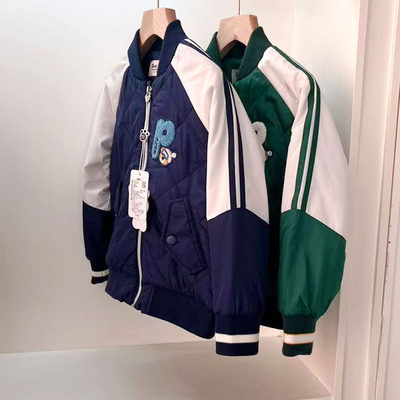 男女童长袖外套秋冬棉衣保暖上衣