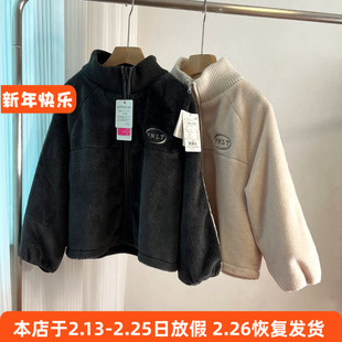 664日单女童长袖外套冬季毛毛上衣宽松版型大童130-160cm 特价！