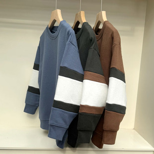 227男女童长袖卫衣春秋毛圈上衣外套运动休闲衫大童130-170cm