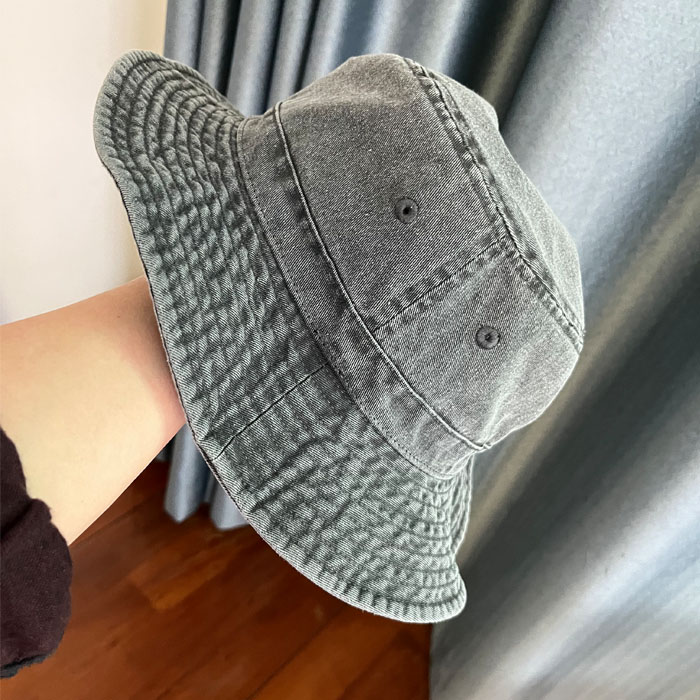 6031男女帽子春秋夏季渔夫帽盆帽棉布帽大童成人遮阳帽
