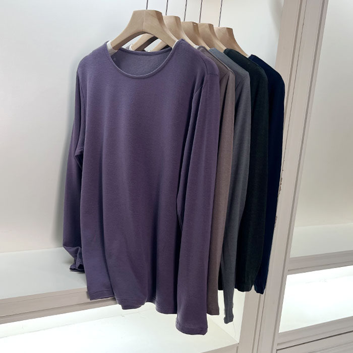 女款长袖打底衫秋冬薄款高弹上衣