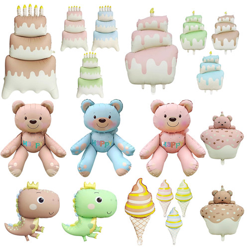 ins儿童生日派对蛋糕气球