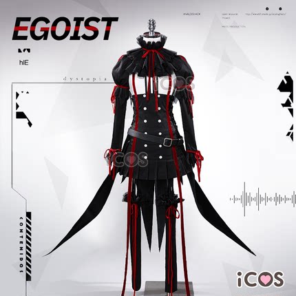 预售ICOS楪祈cos尸者的帝国egoist罪恶王冠Door主唱cosplay服装女