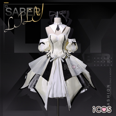 尾款ICOS阿尔托莉雅saber lily fgocos服 初始二破cosplay女