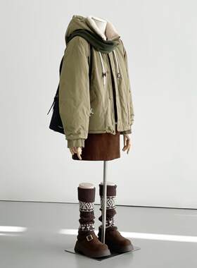 特价福利商品--冬新连帽抽绳棉服女保暖外套棉服冬新款MF005