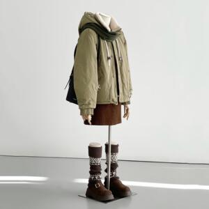 特价福利商品--冬新连帽抽绳棉服女保暖外套棉服冬新款MF005