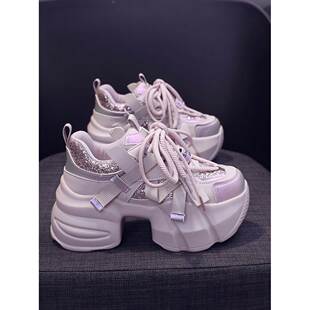 老爹鞋女新款春夏女鞋增高厚底休闲女士鞋子百搭爆款运动潮鞋