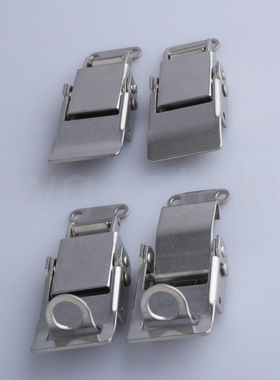 DK624-1-2不锈钢搭扣工业设备箱弹簧按压锁拉紧式 鸭嘴工具箱卡扣